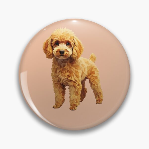 Item preview, Caniche Low Poly Naranja designed and sold by bsbd-action.
