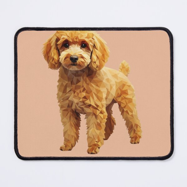 Item preview, Caniche Low Poly Naranja designed and sold by bsbd-action.