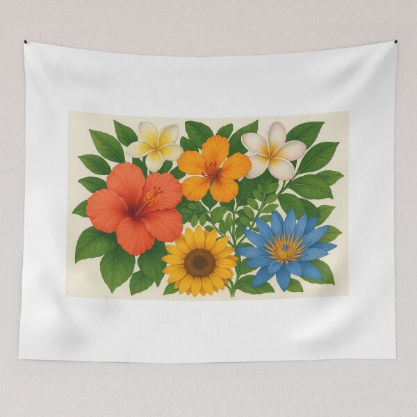 Item preview, WILD NATIONAL FLOWERS designed and sold by Fabrifrank.