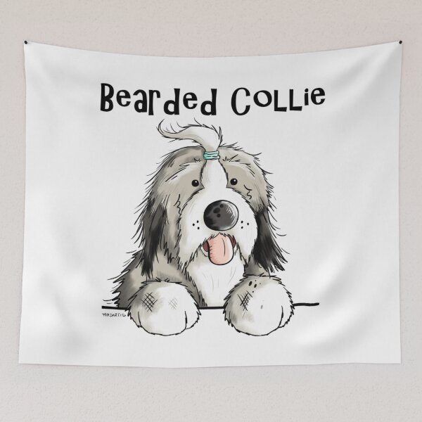 Item preview, Fluffy Bearded Collie   designed and sold by shopngocthien.