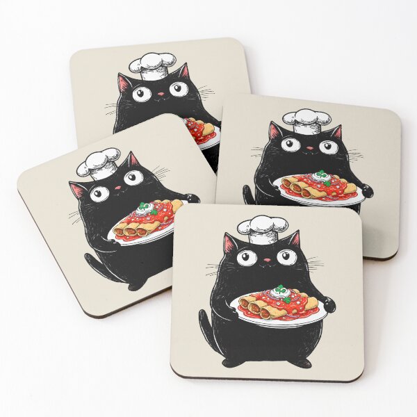 Item preview, This Cook Cat Loves Spicy, Enchilada From Mexico designed and sold by OrenjiArtShop.