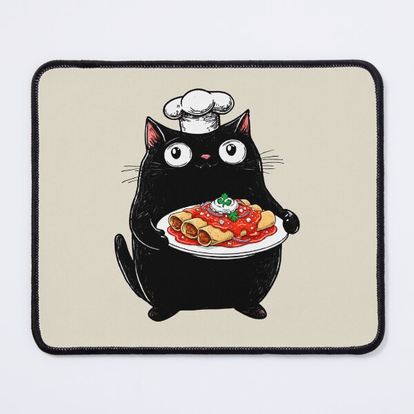 Item preview, This Cook Cat Loves Spicy, Enchilada From Mexico designed and sold by OrenjiArtShop.