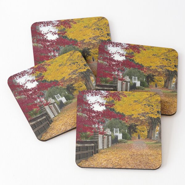 Item preview, Autumn Stroll on Leaf-Covered Path designed and sold by veraD58.