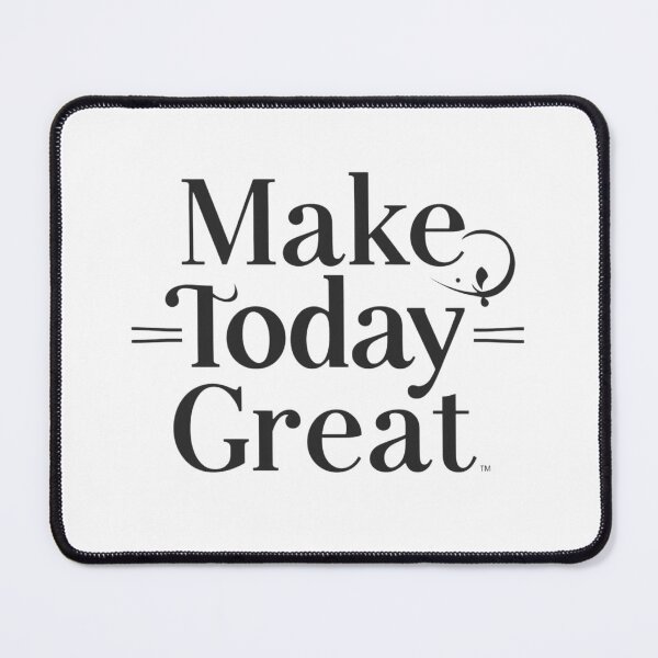 Item preview, Crisp monochrome SVG “Make today great”, upbeat daily mantra for planners, classroom boards, and coffee station decor designed and sold by AlwaysHome.