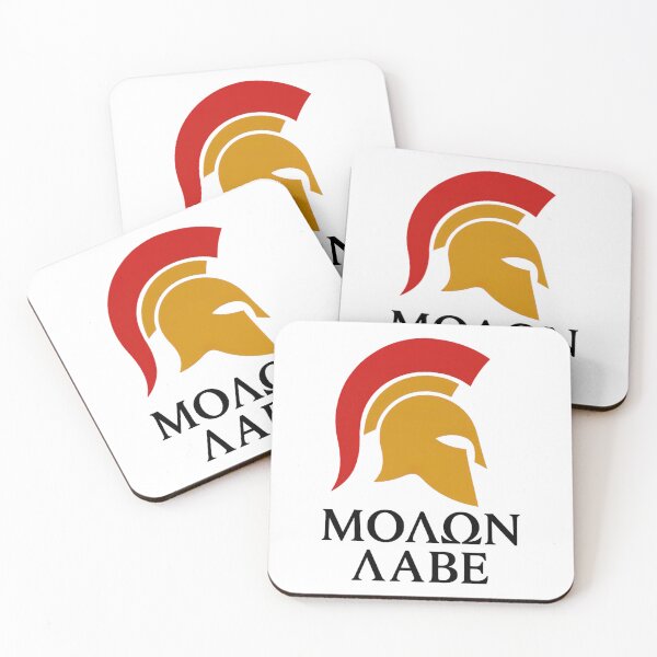 Item preview, Sparta Molon Labe Warrior Helmet Design designed and sold by Retr0Tshirts.