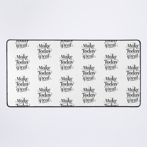 Item preview, Crisp monochrome SVG “Make today great”, upbeat daily mantra for planners, classroom boards, and coffee station decor designed and sold by AlwaysHome.