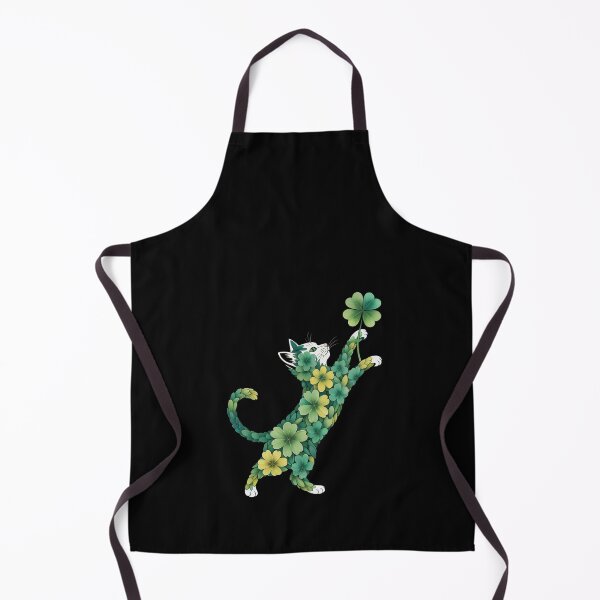 Item preview, Leafy Cat with Clover designed and sold by jkrphoto.