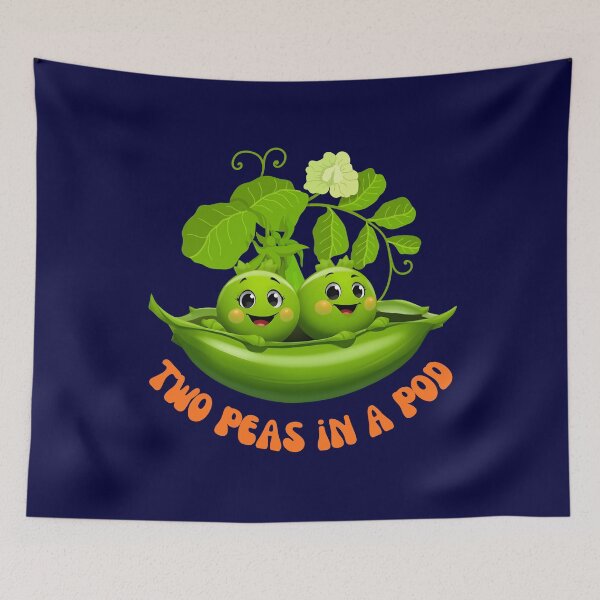 Item preview, Funny Cute Twins Two Peas in a Pod  designed and sold by Zayavca.