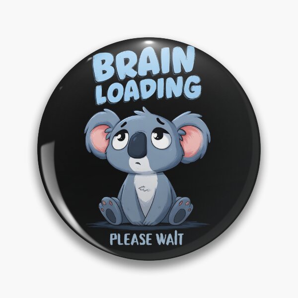 Item preview, Koala Brain Loading – Funny Sleepy Koala Design for Students, Gamers & Work Stress designed and sold by JoyMuse.