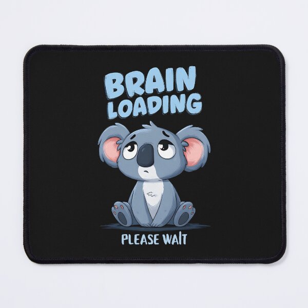 Item preview, Koala Brain Loading – Funny Sleepy Koala Design for Students, Gamers & Work Stress designed and sold by JoyMuse.