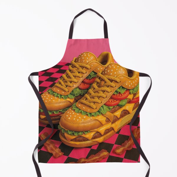 Item preview, funny sneakers as burgers designed and sold by Mauswohn.