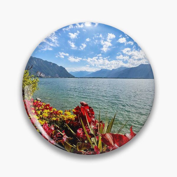 Item preview, Lake Geneva Swiss Alps designed and sold by nikawanders.