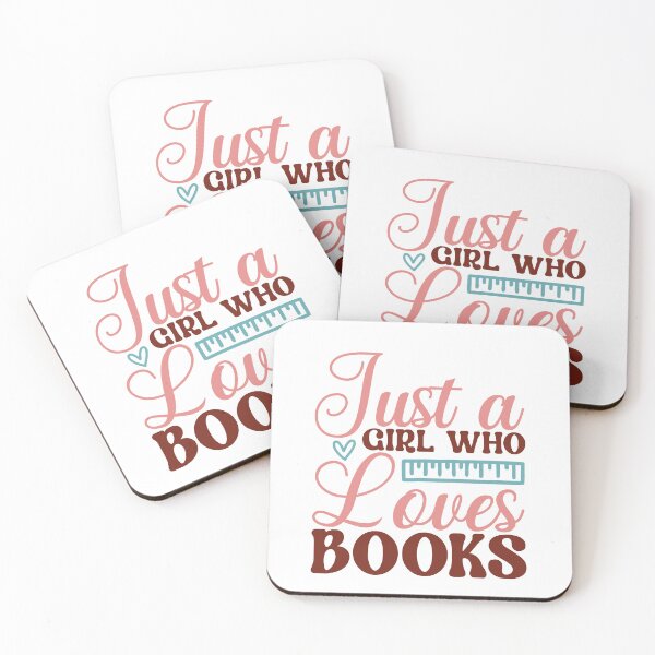 Item preview, Just Girl Loves Books designed and sold by a2zbuyshop.