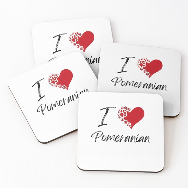 Item preview, I Love Pomeranian T-Shirt - Pomeranian Paw Print Heart Design Tee - Cute Dog Lover Gift designed and sold by jinaru3.