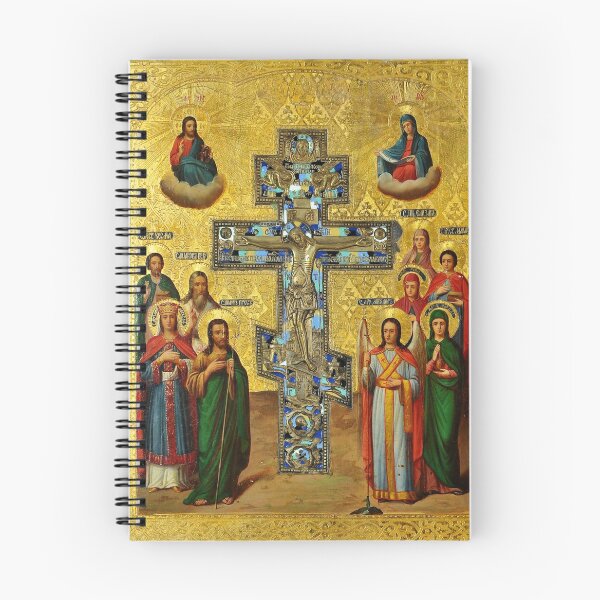 Item preview, Russian Orthodox Crucifixion with Selected Saints designed and sold by GuyBlank.