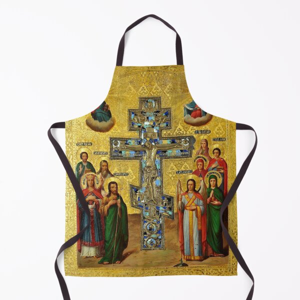 Item preview, Russian Orthodox Crucifixion with Selected Saints designed and sold by GuyBlank.