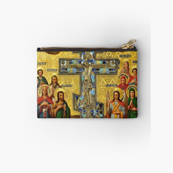 Item preview, Russian Orthodox Crucifixion with Selected Saints designed and sold by GuyBlank.