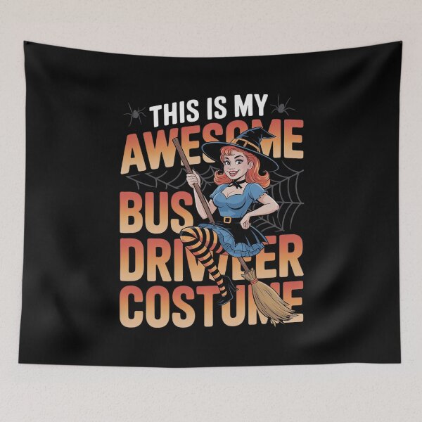 Item preview, This is my Halloween School Bus Driver Costume Witchy Driver  designed and sold by ClassicAnthony.