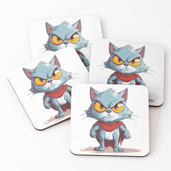Item preview, Superhero Cat with Red Cape  designed and sold by Mr Lee.