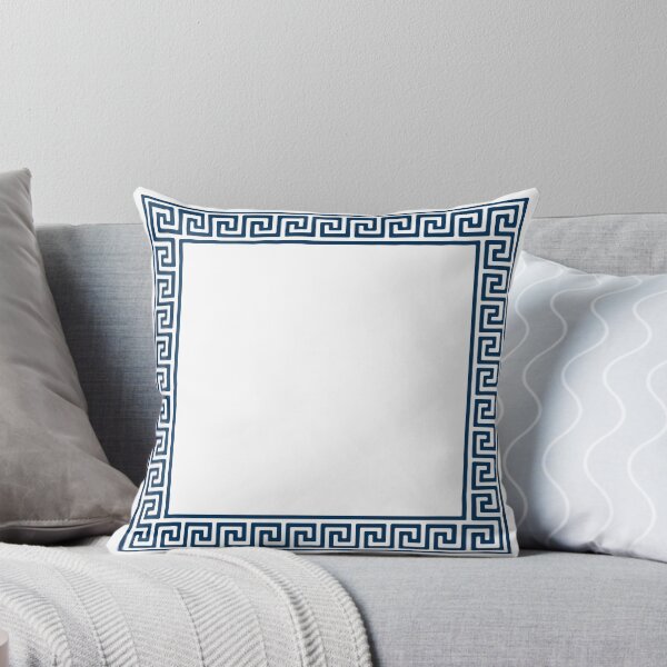 Item preview, Geometric Pattern in Navy Blue and White designed and sold by systemagica.