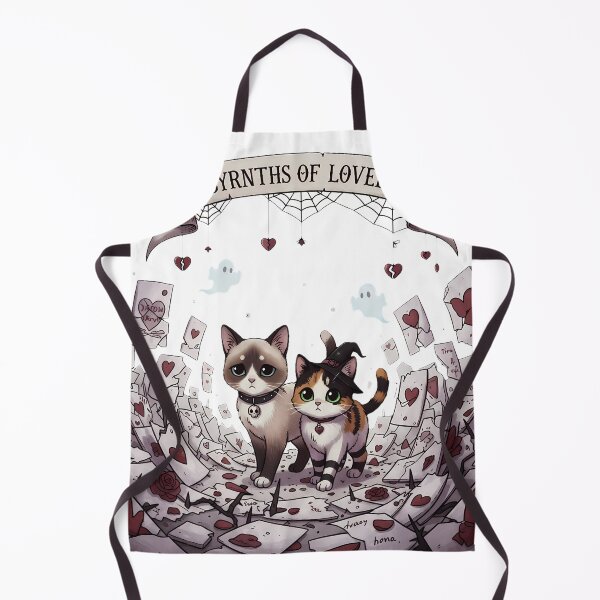 Item preview, Labyrinths of Lovelorn Cats | Gothic Valentine's Broken Hearts designed and sold by meesub.