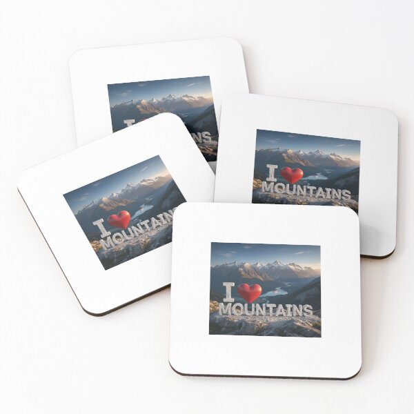 Item preview, I love mountains designed and sold by LatiendaShop.