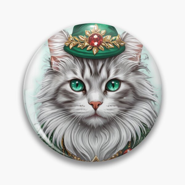 Item preview, The Emerald Gothmas Cat エメラルドのゴスマス猫 designed and sold by CamillaCreation.