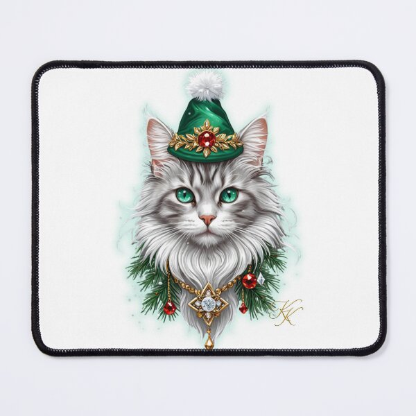 Item preview, The Emerald Gothmas Cat エメラルドのゴスマス猫 designed and sold by CamillaCreation.