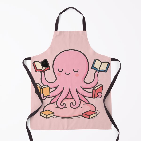 Item preview, Booktopus Reading Octopus T-Shirt – Cute Nerdy Study Ocean Tee designed and sold by KDesignCrafts.