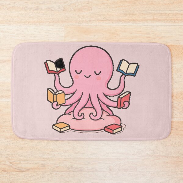 Item preview, Booktopus Reading Octopus T-Shirt – Cute Nerdy Study Ocean Tee designed and sold by KDesignCrafts.
