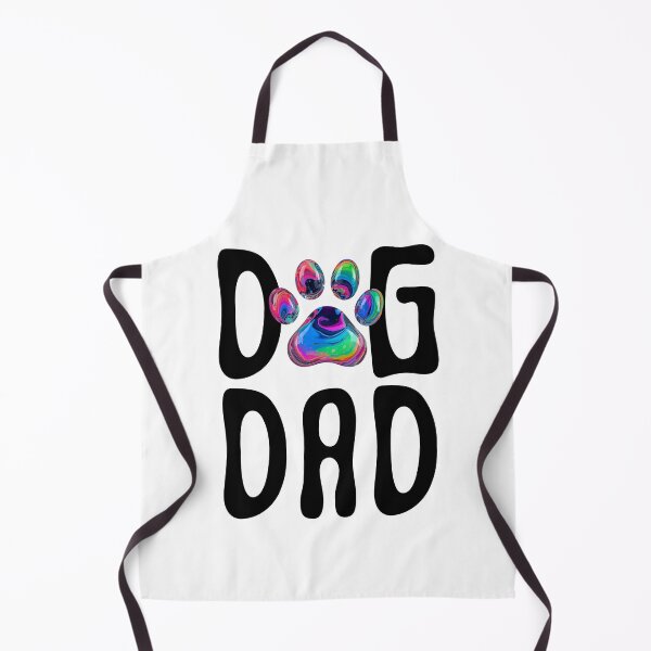 Item preview, DOG DAD PSYCHEDELIC PAW PRINT designed and sold by threadsjam.