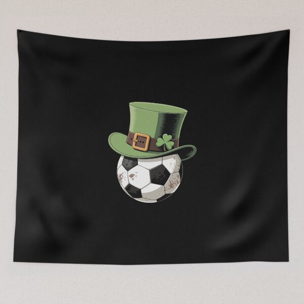 Item preview, Soccer Ball with Leprechaun Hat designed and sold by jkrphoto.