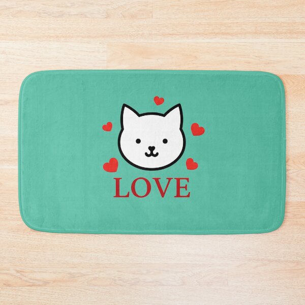 Item preview, Simple LOVE Cat Print designed and sold by InkWeaveShop.