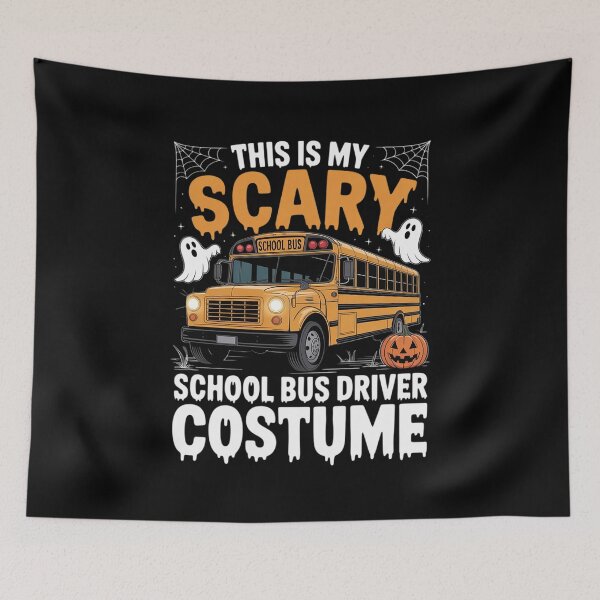 Item preview, This Is My Scary School Bus Driver Costume Spooky Halloween  designed and sold by BeetleMalon.