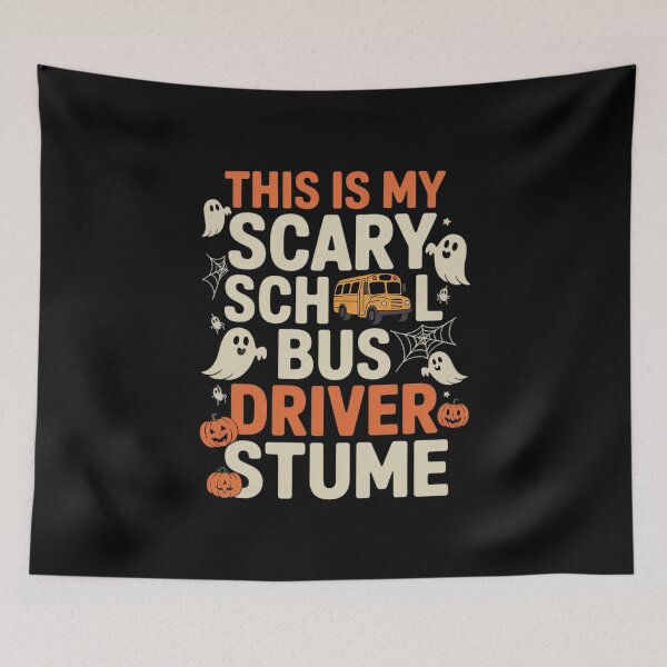 Item preview, This Is My Scary School Bus Driver Halloween Costumes  designed and sold by BeetleMalon.