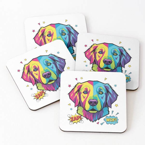 Item preview, Golden Retriever Pop Art Explosivo designed and sold by bsbd-action.