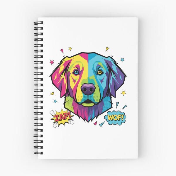 Item preview, Golden Retriever Pop Art Explosivo designed and sold by bsbd-action.