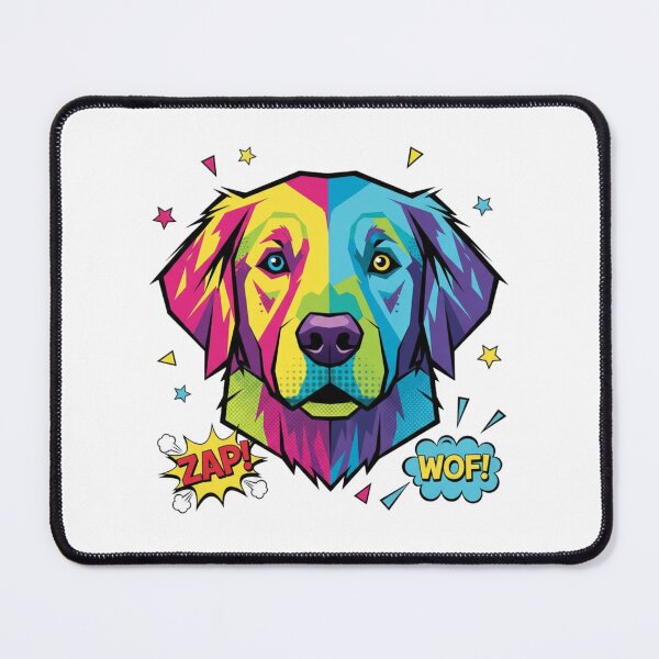 Item preview, Golden Retriever Pop Art Explosivo designed and sold by bsbd-action.