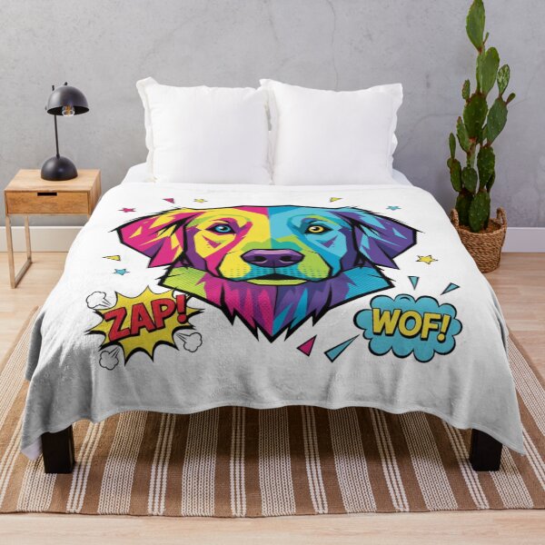 Item preview, Golden Retriever Pop Art Explosivo designed and sold by bsbd-action.