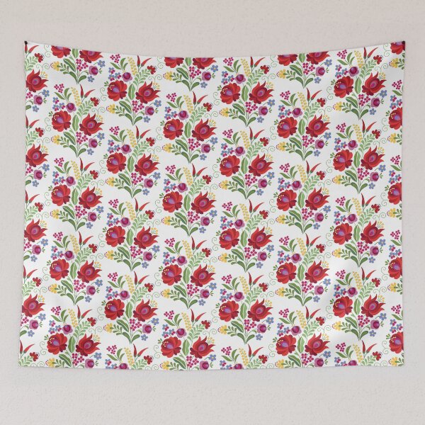Item preview, Hungarian Folk Design Red Peppers designed and sold by Barbara Pixton.