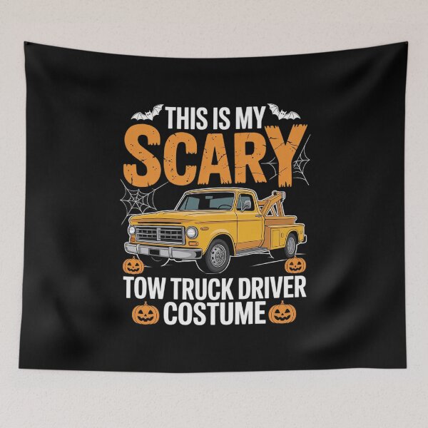 Item preview, This Is My Scary Tow Truck Driver Costume - Halloween  designed and sold by BeetleMalon.