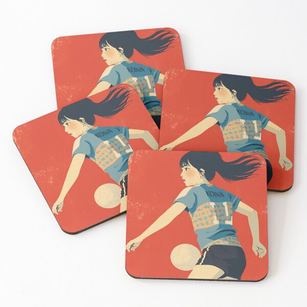 Item preview, Vintage Female Soccer Player Japan designed and sold by Vintage City.