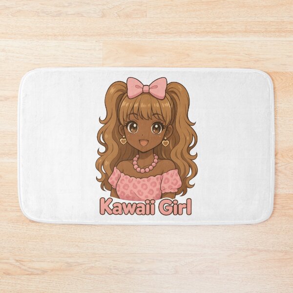 Item preview, Black Gyaru Kawaii Girl – Cute Anime Aesthetic | Brown Skin Kawaii Fashion Art designed and sold by OsasChild.