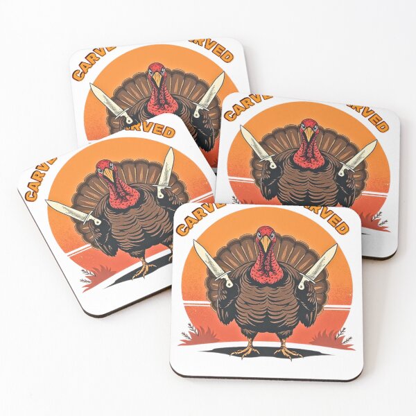 Item preview, Carve or Be Carved | Funny Gothic Thanksgiving Turkey Design designed and sold by THEPLUGceoMERCH.