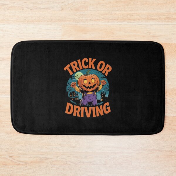 Item preview, Trick or Driving Halloween Driver Scary Motorist Cemetery  designed and sold by BeetleMalon.