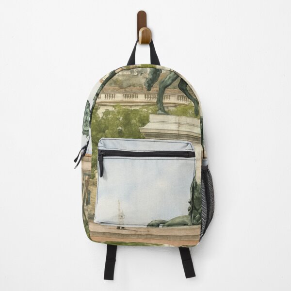 Item preview, Equestrian Statue of Place Bellecour, Lyon - Watercolor designed and sold by Miradas del Mundo.