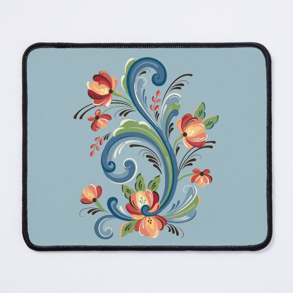 Item preview, Rosemaling Blue and Red designed and sold by Barbara Pixton.