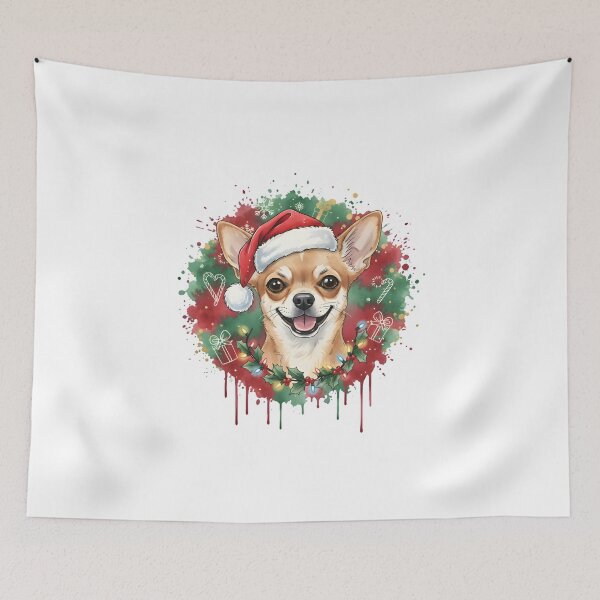 Item preview, Chihuahua | Christmas Colorful Watercolor Design #1 designed and sold by MatsurexDesigns.