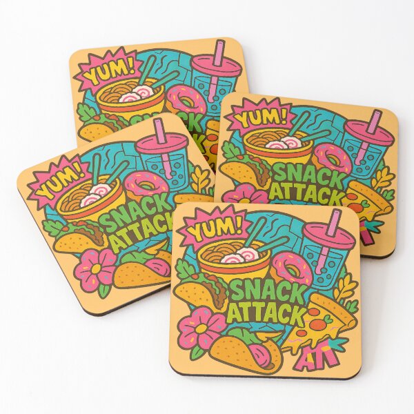Item preview, Snack Attack Street Food Collage designed and sold by MythicPixel.