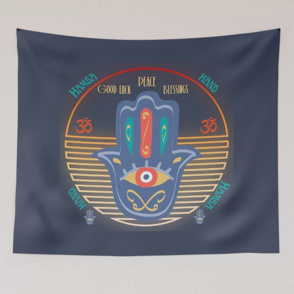 Item preview, Sacred Hamsa Hand – Peace, Blessings and Good Luck designed and sold by JuanaDesigns.